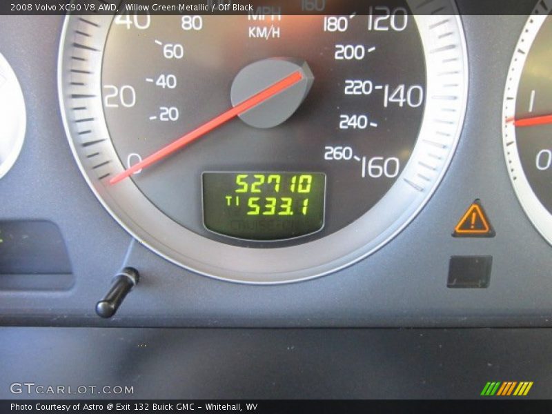 Willow Green Metallic / Off Black 2008 Volvo XC90 V8 AWD