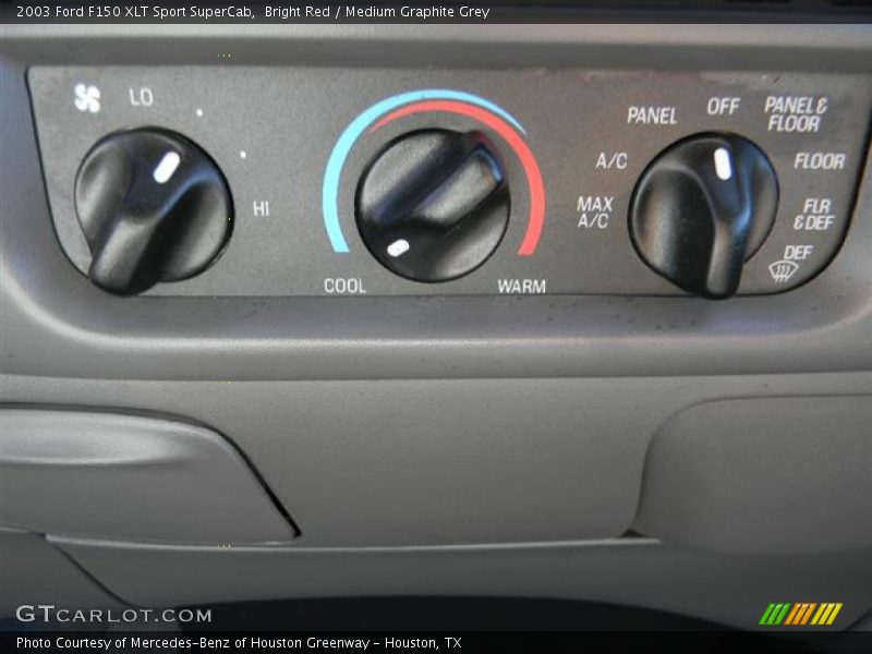 Controls of 2003 F150 XLT Sport SuperCab