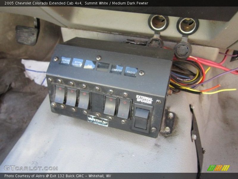 Summit White / Medium Dark Pewter 2005 Chevrolet Colorado Extended Cab 4x4