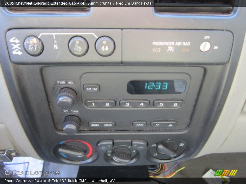 Summit White / Medium Dark Pewter 2005 Chevrolet Colorado Extended Cab 4x4