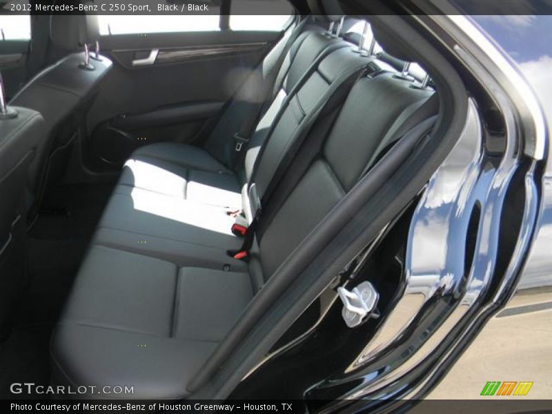 Black / Black 2012 Mercedes-Benz C 250 Sport