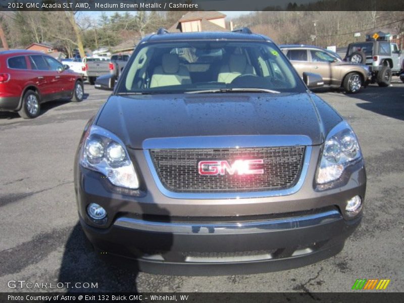 Medium Brown Metallic / Cashmere 2012 GMC Acadia SLT AWD