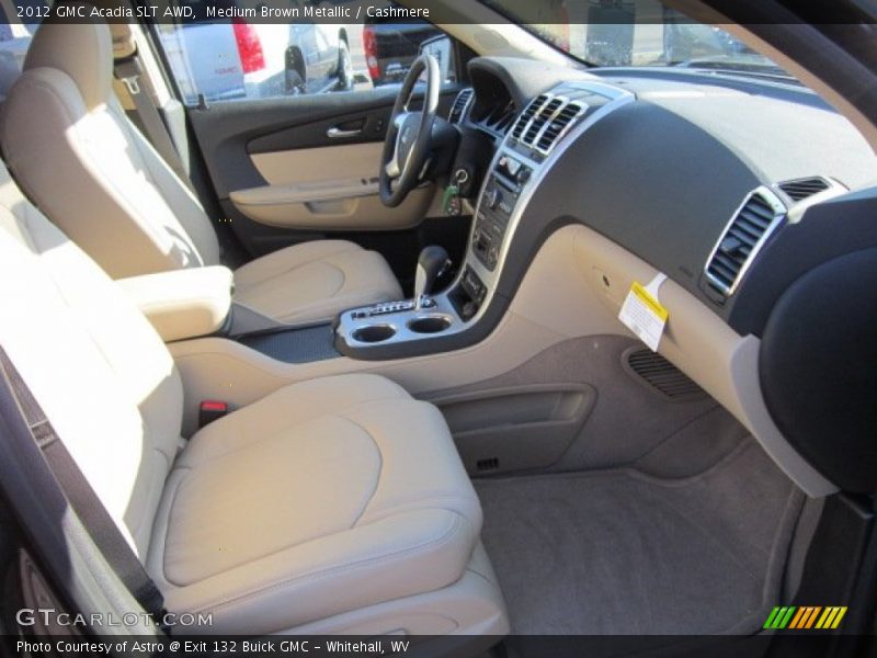 Medium Brown Metallic / Cashmere 2012 GMC Acadia SLT AWD