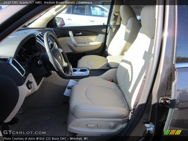 Medium Brown Metallic / Cashmere 2012 GMC Acadia SLT AWD