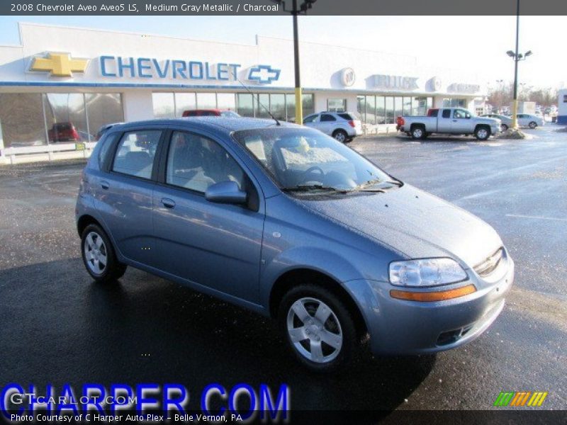 Medium Gray Metallic / Charcoal 2008 Chevrolet Aveo Aveo5 LS