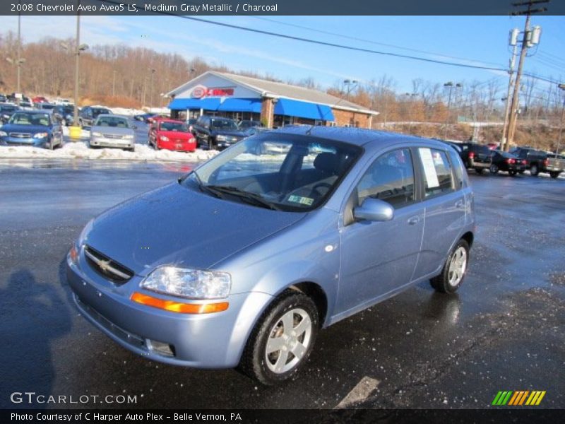 Medium Gray Metallic / Charcoal 2008 Chevrolet Aveo Aveo5 LS