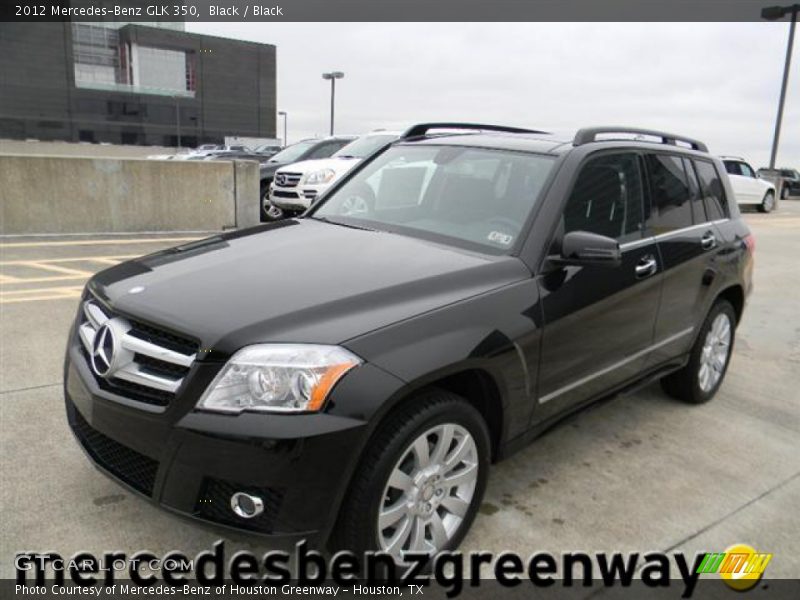 Black / Black 2012 Mercedes-Benz GLK 350
