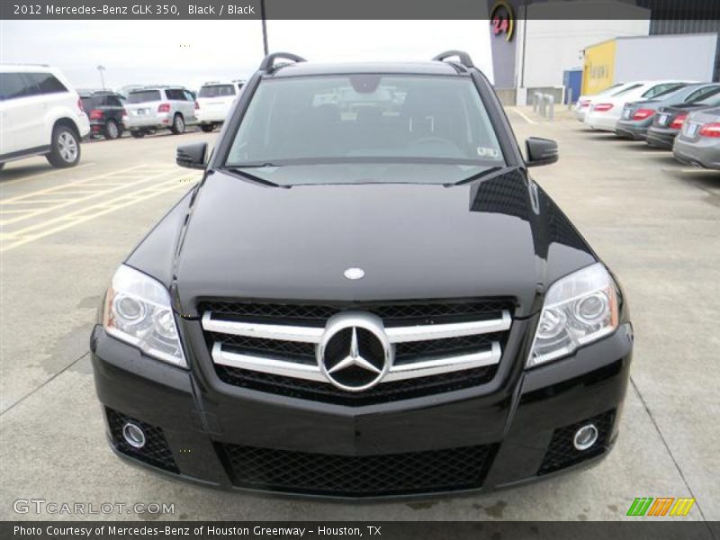 Black / Black 2012 Mercedes-Benz GLK 350