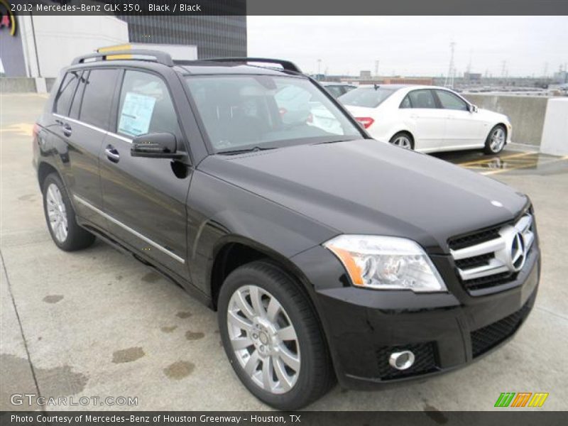 Black / Black 2012 Mercedes-Benz GLK 350