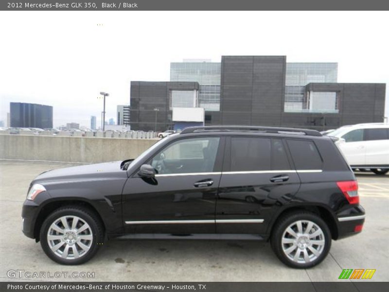 Black / Black 2012 Mercedes-Benz GLK 350