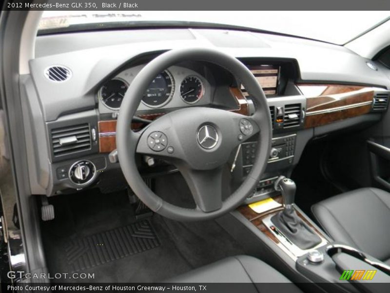 Black / Black 2012 Mercedes-Benz GLK 350