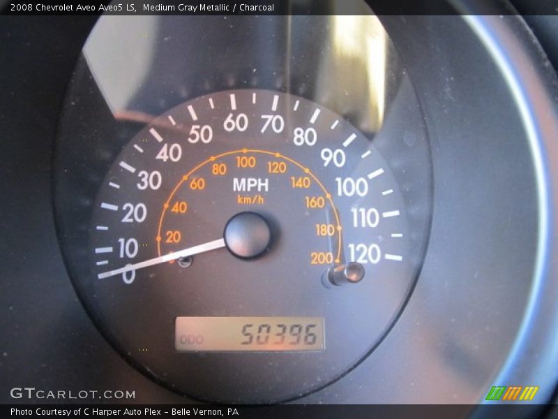 Medium Gray Metallic / Charcoal 2008 Chevrolet Aveo Aveo5 LS