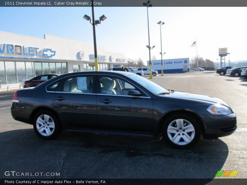 Cyber Gray Metallic / Gray 2011 Chevrolet Impala LS