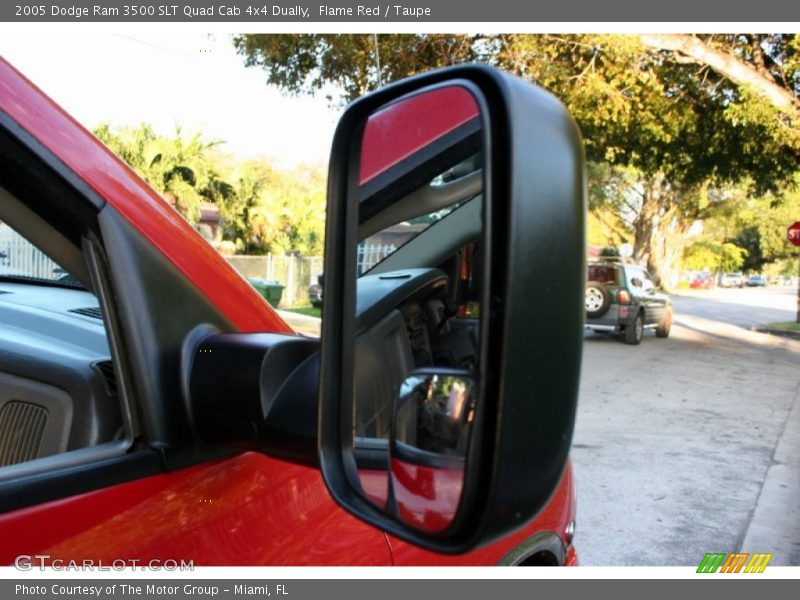 Flame Red / Taupe 2005 Dodge Ram 3500 SLT Quad Cab 4x4 Dually