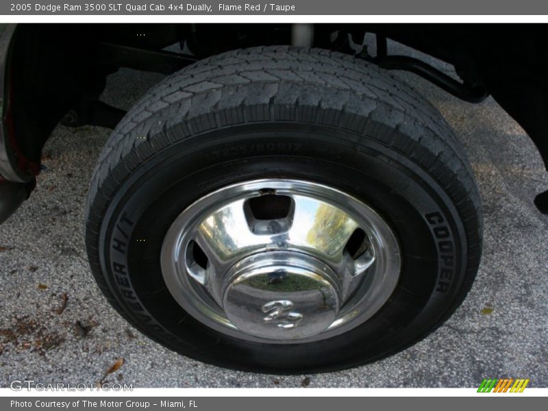 Flame Red / Taupe 2005 Dodge Ram 3500 SLT Quad Cab 4x4 Dually