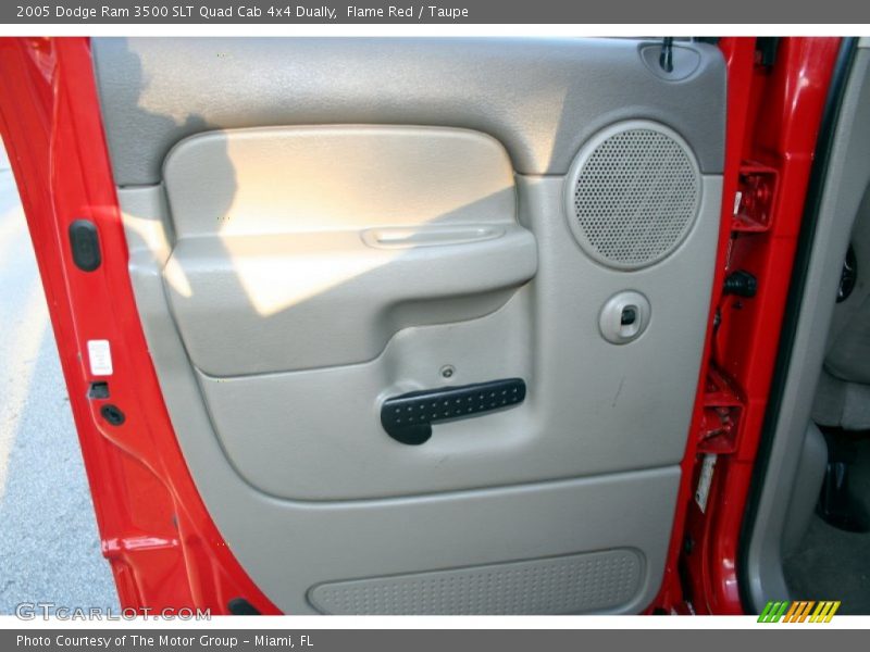 Flame Red / Taupe 2005 Dodge Ram 3500 SLT Quad Cab 4x4 Dually