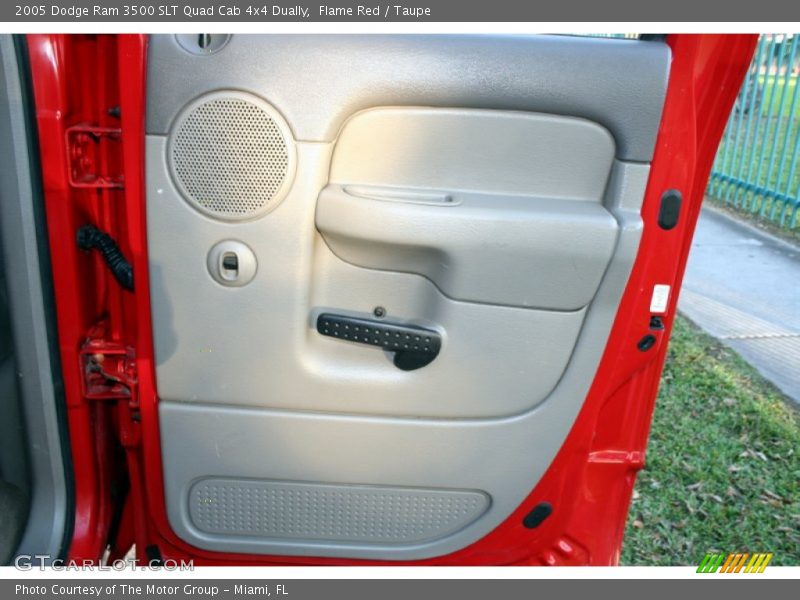 Flame Red / Taupe 2005 Dodge Ram 3500 SLT Quad Cab 4x4 Dually