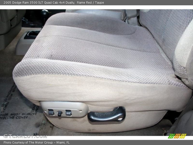 Flame Red / Taupe 2005 Dodge Ram 3500 SLT Quad Cab 4x4 Dually