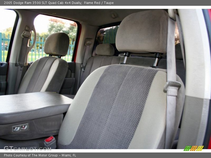 Flame Red / Taupe 2005 Dodge Ram 3500 SLT Quad Cab 4x4 Dually