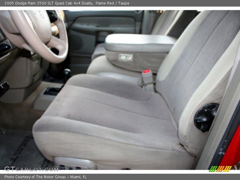 Flame Red / Taupe 2005 Dodge Ram 3500 SLT Quad Cab 4x4 Dually
