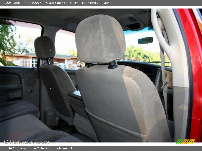 Flame Red / Taupe 2005 Dodge Ram 3500 SLT Quad Cab 4x4 Dually