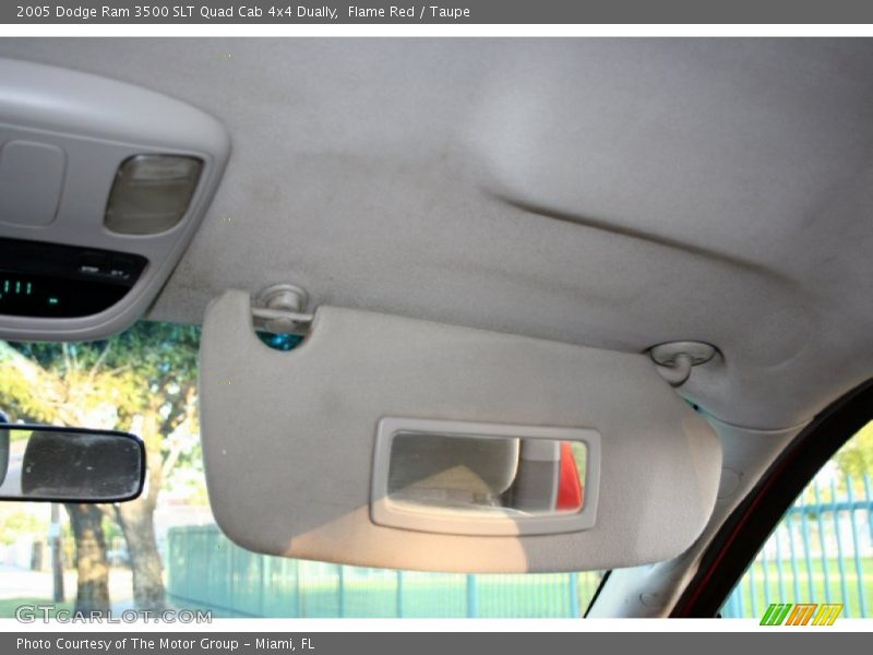 Flame Red / Taupe 2005 Dodge Ram 3500 SLT Quad Cab 4x4 Dually