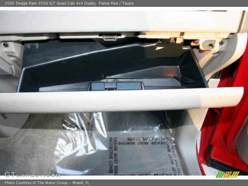 Flame Red / Taupe 2005 Dodge Ram 3500 SLT Quad Cab 4x4 Dually
