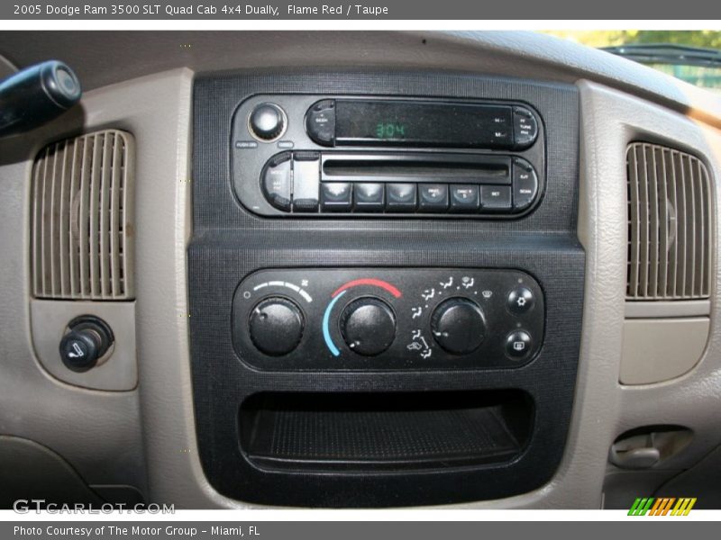 Flame Red / Taupe 2005 Dodge Ram 3500 SLT Quad Cab 4x4 Dually