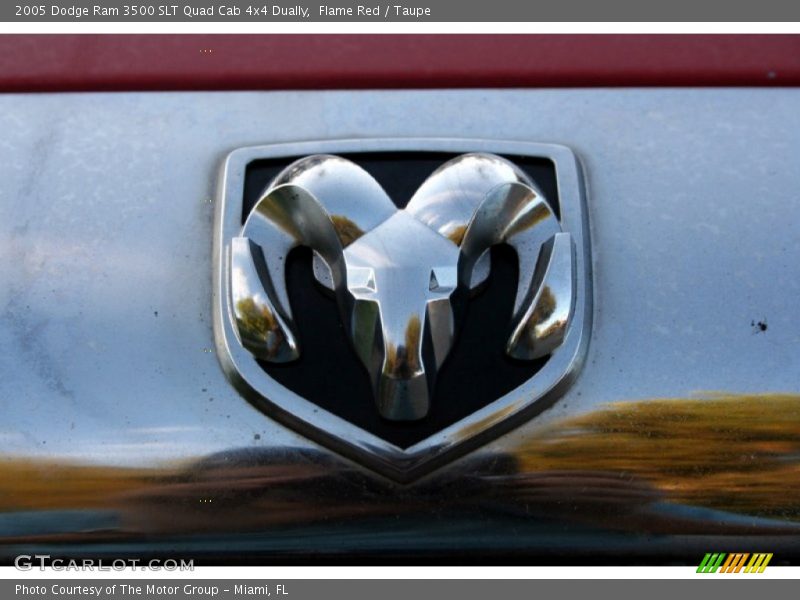 Flame Red / Taupe 2005 Dodge Ram 3500 SLT Quad Cab 4x4 Dually
