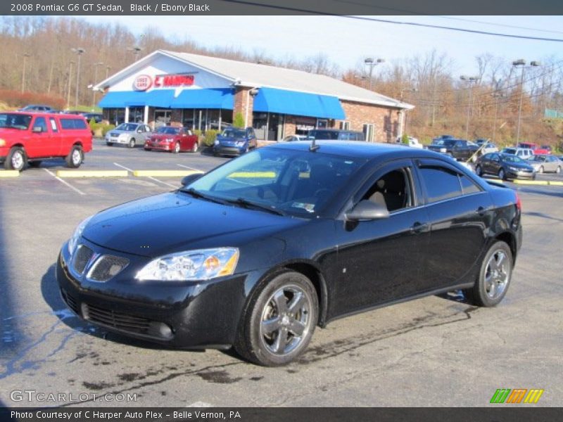 Black / Ebony Black 2008 Pontiac G6 GT Sedan