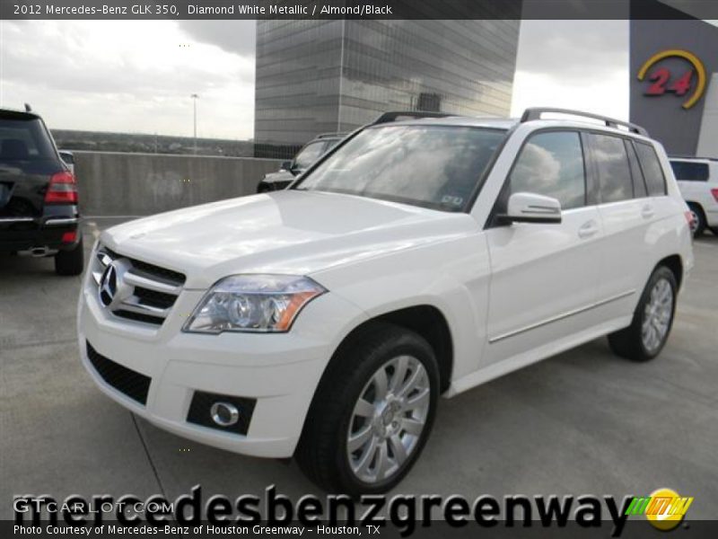 Diamond White Metallic / Almond/Black 2012 Mercedes-Benz GLK 350