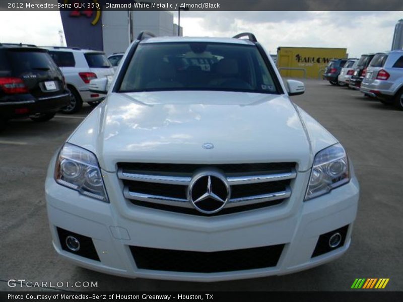 Diamond White Metallic / Almond/Black 2012 Mercedes-Benz GLK 350
