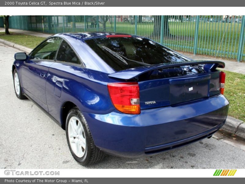 Spectra Blue Mica / Black/Silver 2000 Toyota Celica GT