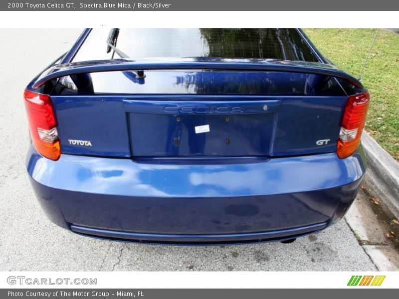 Spectra Blue Mica / Black/Silver 2000 Toyota Celica GT