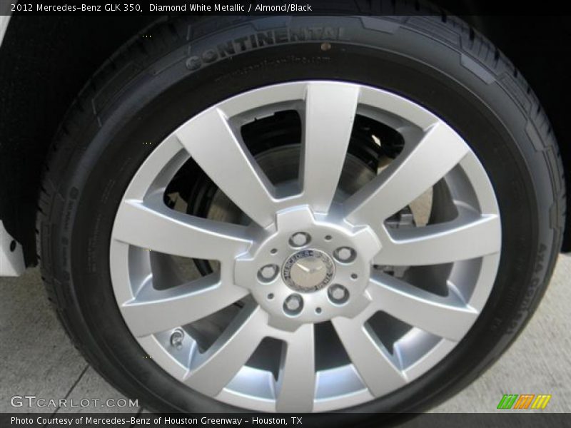 Diamond White Metallic / Almond/Black 2012 Mercedes-Benz GLK 350