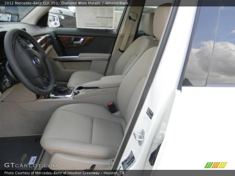 Diamond White Metallic / Almond/Black 2012 Mercedes-Benz GLK 350