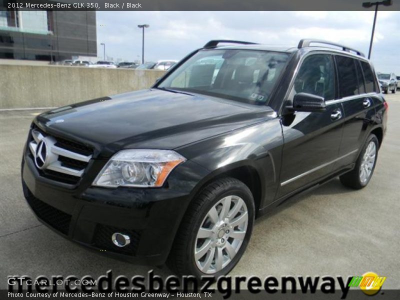 Black / Black 2012 Mercedes-Benz GLK 350