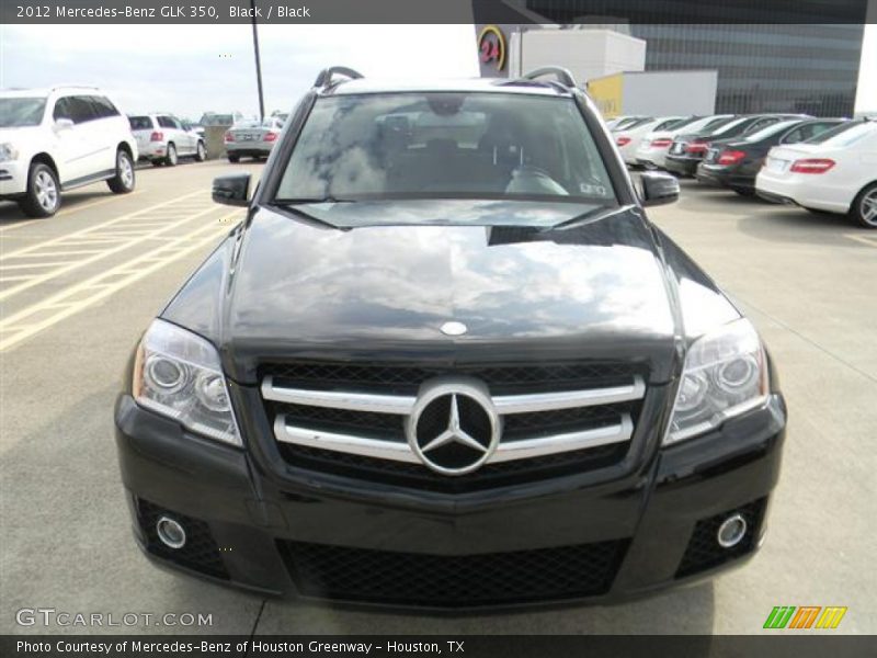 Black / Black 2012 Mercedes-Benz GLK 350