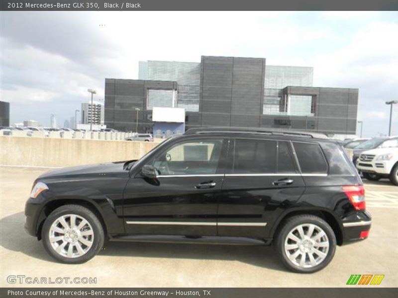 Black / Black 2012 Mercedes-Benz GLK 350