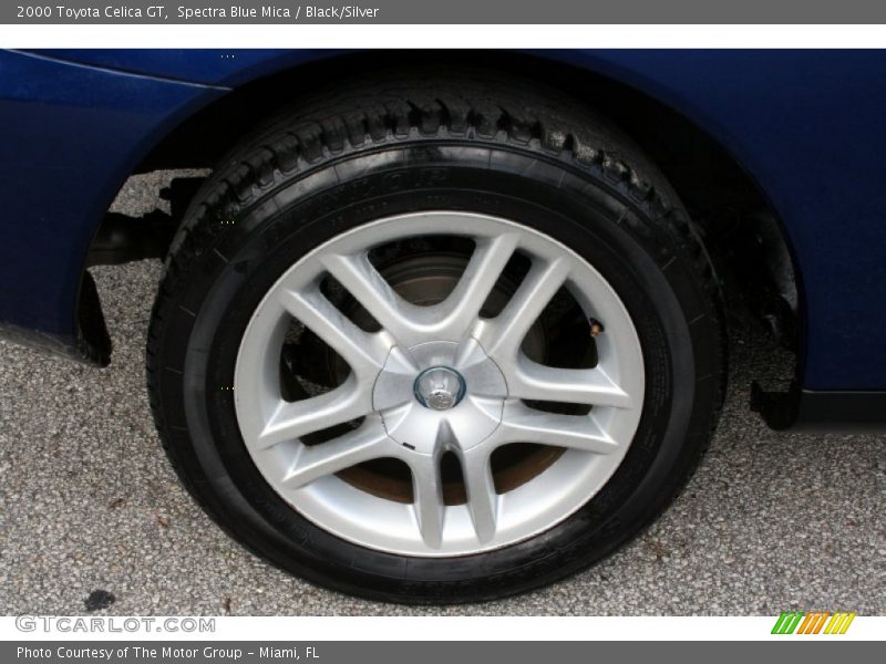 Spectra Blue Mica / Black/Silver 2000 Toyota Celica GT