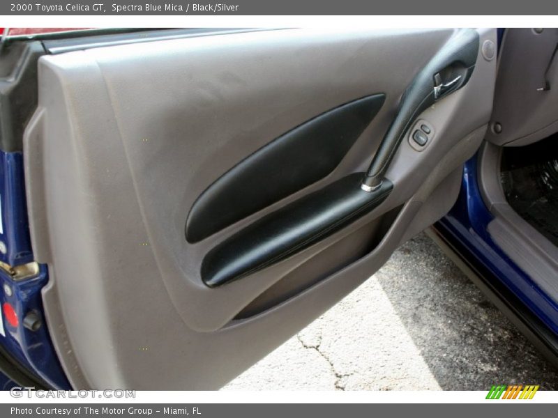 Spectra Blue Mica / Black/Silver 2000 Toyota Celica GT