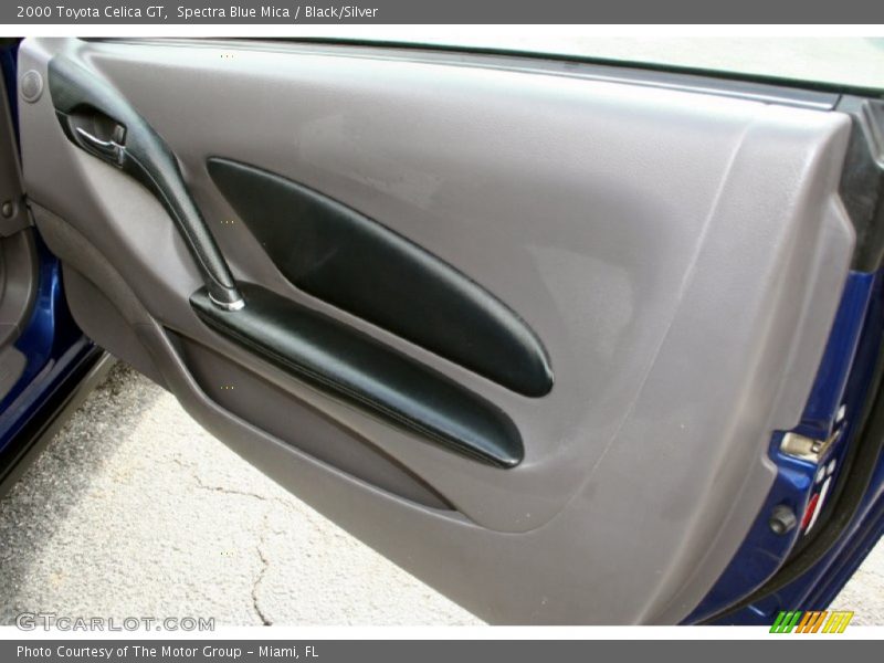 Spectra Blue Mica / Black/Silver 2000 Toyota Celica GT