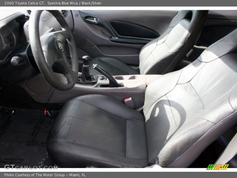 Spectra Blue Mica / Black/Silver 2000 Toyota Celica GT