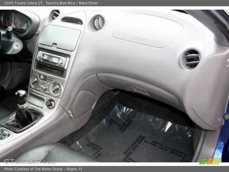 Spectra Blue Mica / Black/Silver 2000 Toyota Celica GT