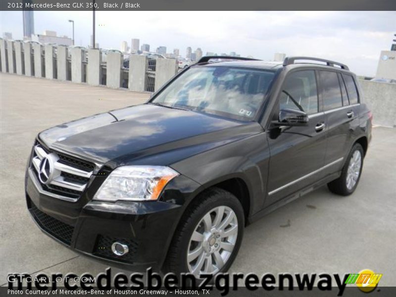 Black / Black 2012 Mercedes-Benz GLK 350