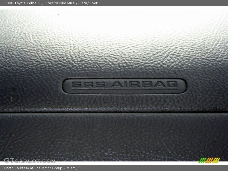 Spectra Blue Mica / Black/Silver 2000 Toyota Celica GT