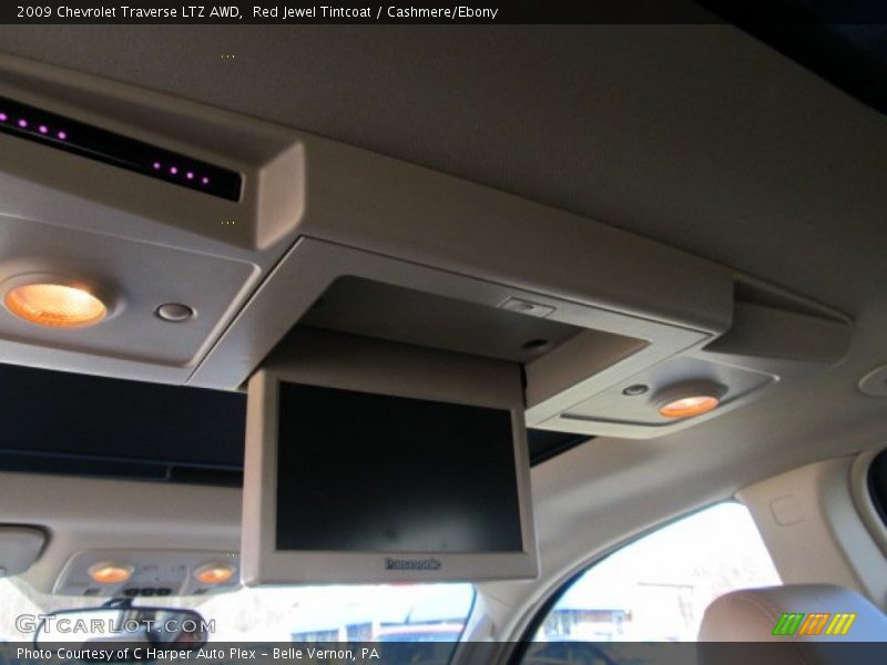 Red Jewel Tintcoat / Cashmere/Ebony 2009 Chevrolet Traverse LTZ AWD