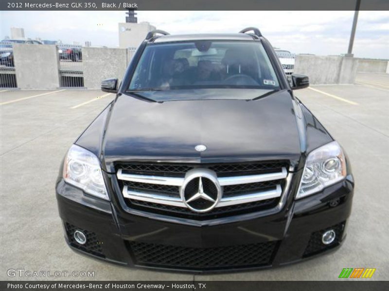 Black / Black 2012 Mercedes-Benz GLK 350