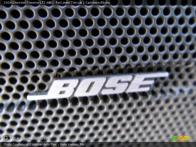 Red Jewel Tintcoat / Cashmere/Ebony 2009 Chevrolet Traverse LTZ AWD