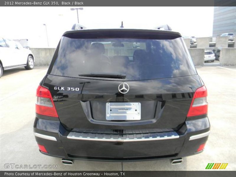 Black / Black 2012 Mercedes-Benz GLK 350